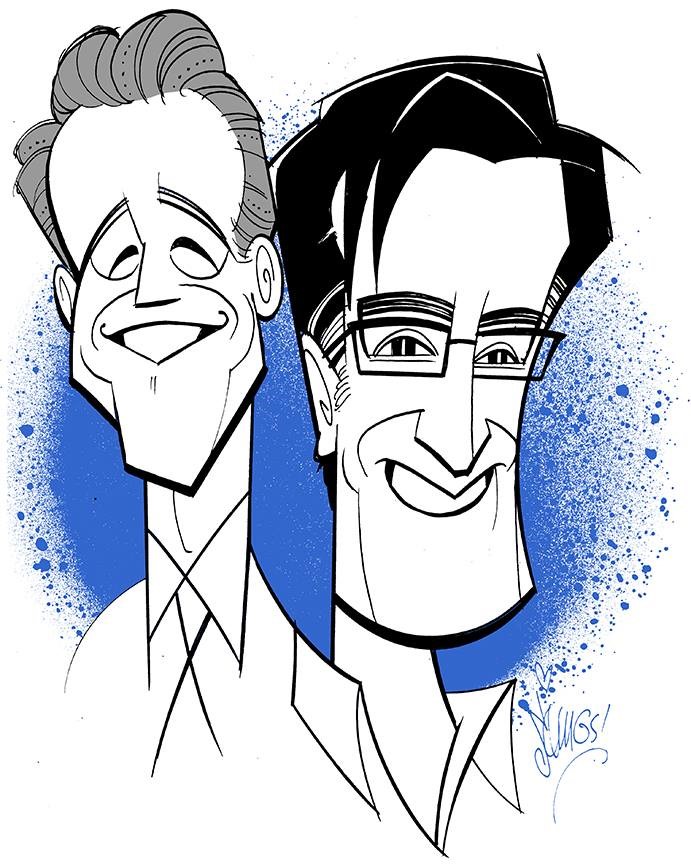 Rick Elice and Roger Rees by Squigs 2015